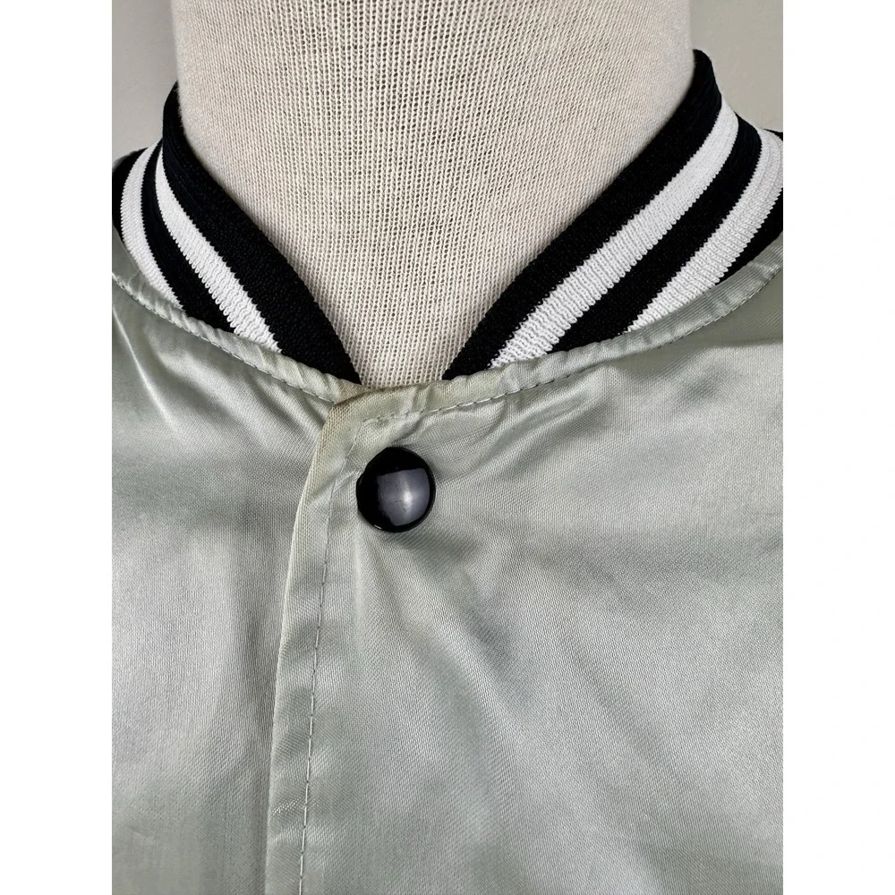 Vintage 80's IMCA‎ Hartwell  Satin Jacket Made In USA Size 2XL RARE Patina